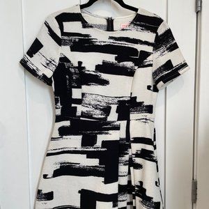 Black and White Mini Dress